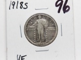 1918S Standing Liberty Quarter VF