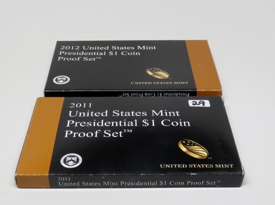 2 Presidential $ Proof Sets: 2011, 2012, better date