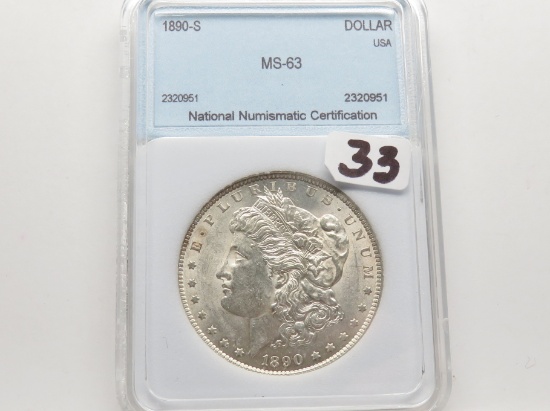 Morgan $ 1890S NNC MS63