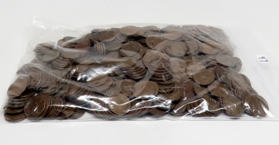 500 M/L Lincoln Wheat Cents (54.5 oz)