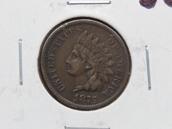 Indian Cent 1875 VF