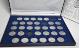 JFK Half $ Collection in display box 30 Coins, 1965-1997, missing 1969, 79, 86. P or D  mint. Up to