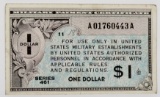 Military Pay Certificate $1 Series 461 VF