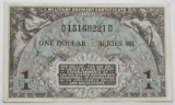 Military Pay Certificate $1 Series 481 CU+