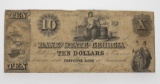 Savannah GA 1850 $10 Demand Note Fine