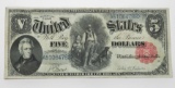 $5 Legal Tender 1880 