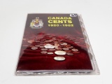 Album Canada Cents 1920-1982, 66 Coins (3 duplicates). Dates unchecked by us