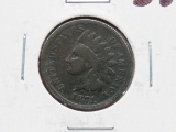 Indian Cent 1871 G, better date