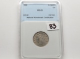 Liberty V Nickel 1898 NNC MS65