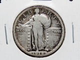 Standing Liberty Quarter 1918S Fine, better date