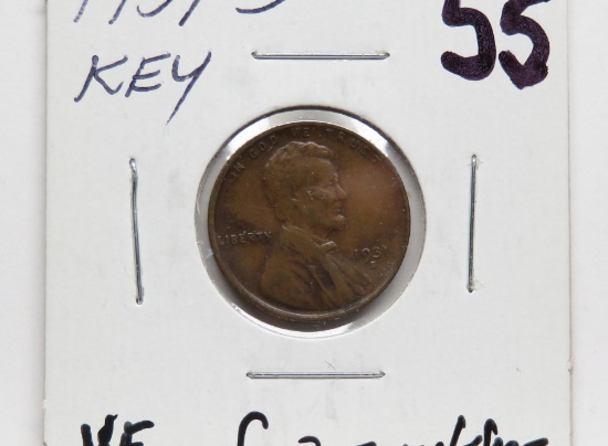 Lincoln Wheat Cent 1931S VF few scratches, Semi-Key