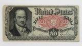 Fractional Currency 50 Cent, 5th Issue 1874/75, FR1381, VF soiling