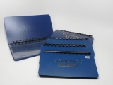 5 Currency Holder Albums, look new.  1 large note size, 4 Standard note size.  No currency