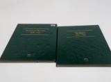 2 Littleton Jefferson Nickel Albums, 132 Coins, most avg circ, dt/mm unchecked by us: 1938-61D, 65 C
