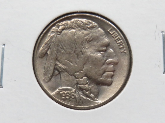 Buffalo Nickel 1936D CH BU