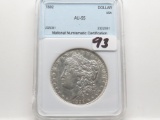 Morgan $ 1892 NNC AU55