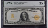 $10 Gold Certificate 1907, FR1172, SN E50364712, PMG VF35