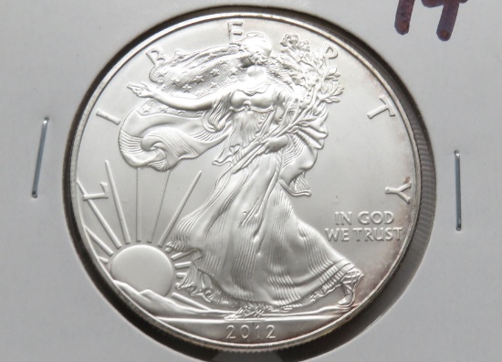 2012 Silver American Eagle BU