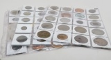 60 assorted tokens: amusement, trade, tax, Shell, transit, Lucky Penny, store, casino, sport, presid
