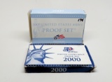 Proof Mix: 2000 Quarter Proof Set; 2009 Proof Set 18 Coin