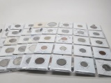 100 World Coins in 2x2's.  Mixed countries, very few repeats