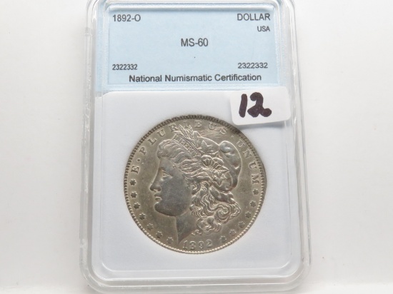 Morgan $ 1892-O NNC MS60