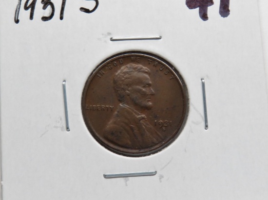 Lincoln Cent 1931S EF
