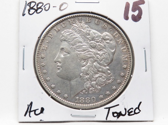 Morgan $ 1880-O AU toned