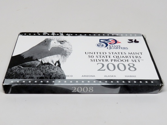 2008 US Silver Quarter PF Set