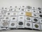100 World Coins assorted denominations, approx 5 Countries including some Silver, 1815 Bavaria Silve