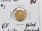 $1 Gold 1853-O EF details holed repaired