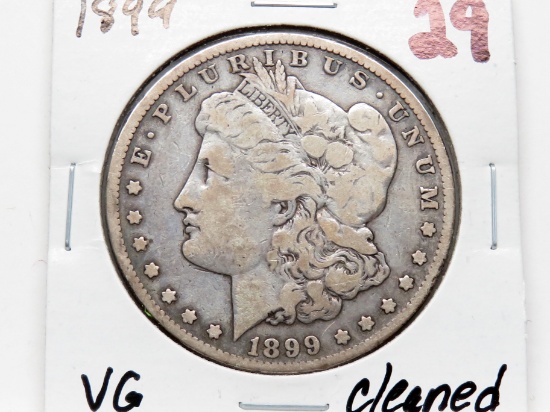 Morgan $ 1899 VG cleaned