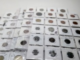 100 World Coins assorted denominations, approx 15 Countries including Ancients
