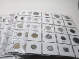 162 World Coins assorted denominations, approx 13 Countries including some Silver, 3 Eye of Horus Si