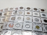 100 World Coins assorted denominations, approx 5 Countries