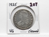 Capped Bust Half $ 1825 VG cleaned