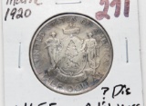1920 Maine Silver Commemorative Half $ EF rev scratches (not uncommon)