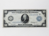 $10 FRN 1914 San Francisco, SN L24116908A, Fine