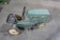 Ertl Co. pedal tractor, John Deere model 520, rusted rear wheels, 38