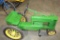 John Deere style A pedal tractor, spoke wheels, 29 1/2