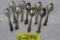(9) Sterling collector spoons.
