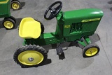 Ertl pedal tractor, John Deere 4020, diesel, wide front end, 34
