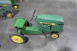 Ertl Co. pedal tractor, John Deere model 520, needs front rubber, 38