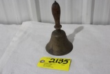 Brass school bell, 3