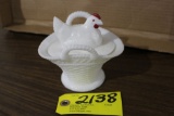 Milk glass henon nest, 5