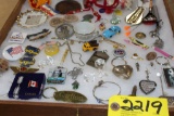 Display box pins, key chains, etc.