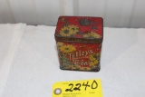 Tetley's tea tin, made in England.