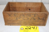 Yeast foam wood box, no lid, 8 3/4