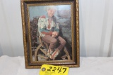 Roy Roger framed picture, 7 1/2