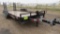 'LIKE NEW!! 2016 B/B flatbed trailer, vin 4L55A2628GF039964